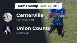 Recap: Centerville  vs. Union County  2018