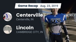 Recap: Centerville  vs. Lincoln  2019