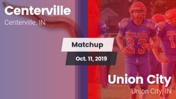 Matchup: Centerville vs. Union City  2019