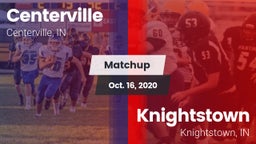 Matchup: Centerville vs. Knightstown  2020