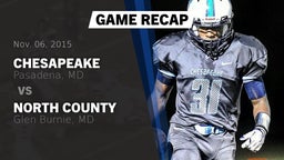 Recap: Chesapeake  vs. North County  2015