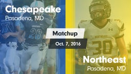 Matchup: Chesapeake vs. Northeast  2016