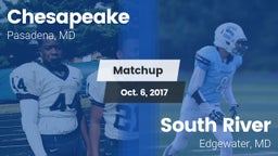 Matchup: Chesapeake vs. South River  2017