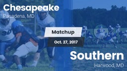 Matchup: Chesapeake vs. Southern  2017