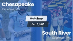 Matchup: Chesapeake vs. South River  2018