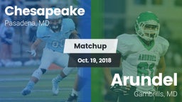 Matchup: Chesapeake vs. Arundel  2018