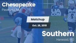 Matchup: Chesapeake vs. Southern  2018