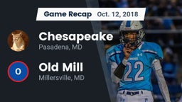 Recap: Chesapeake  vs. Old Mill  2018
