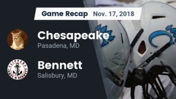 Recap: Chesapeake  vs. Bennett  2018