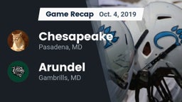 Recap: Chesapeake  vs. Arundel  2019
