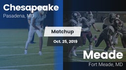 Matchup: Chesapeake vs. Meade  2019