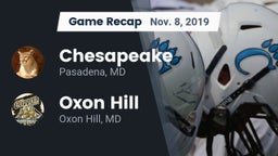 Recap: Chesapeake  vs. Oxon Hill  2019