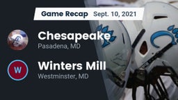 Recap: Chesapeake  vs. Winters Mill  2021