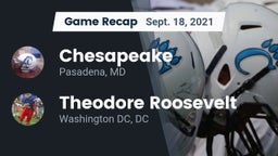 Recap: Chesapeake  vs. Theodore Roosevelt  2021