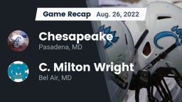 Recap: Chesapeake  vs. C. Milton Wright  2022