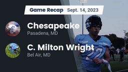 Recap: Chesapeake  vs. C. Milton Wright  2023