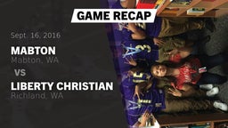 Recap: Mabton  vs. Liberty Christian  2016
