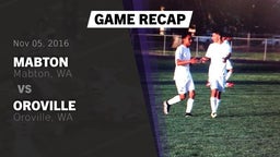 Recap: Mabton  vs. Oroville  2016