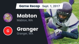 Recap: Mabton  vs. Granger  2017