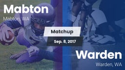 Matchup: Mabton vs. Warden  2017