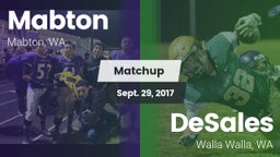 Matchup: Mabton vs. DeSales  2017