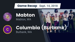 Recap: Mabton  vs. Columbia  (Burbank) 2018