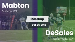 Matchup: Mabton vs. DeSales  2018
