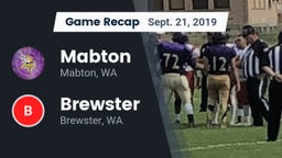 Recap: Mabton  vs. Brewster  2019