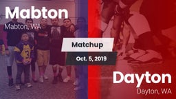Matchup: Mabton vs. Dayton  2019