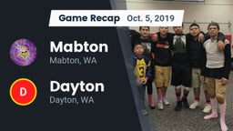 Recap: Mabton  vs. Dayton  2019
