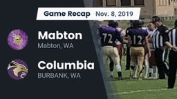 Recap: Mabton  vs. Columbia  2019