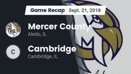 Recap: Mercer County  vs. Cambridge  2018