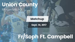 Matchup: Union County vs. Fr/Soph Ft. Campbell 2017