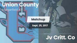 Matchup: Union County vs. Jv Critt. Co 2017