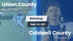 Matchup: Union County vs. Caldwell County  2017