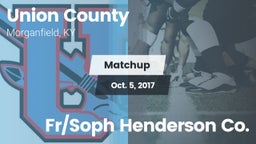 Matchup: Union County vs. Fr/Soph Henderson Co. 2017