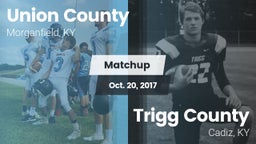 Matchup: Union County vs. Trigg County  2017