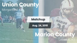 Matchup: Union County vs. Marion County  2018