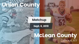 Matchup: Union County vs. McLean County  2019