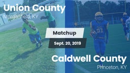 Matchup: Union County vs. Caldwell County  2019