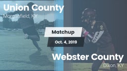 Matchup: Union County vs. Webster County  2019