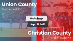 Matchup: Union County vs. Christian County  2020