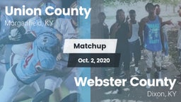 Matchup: Union County vs. Webster County  2020