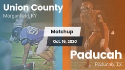 Matchup: Union County vs. Paducah  2020