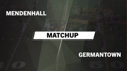 Matchup: Mendenhall vs. Germantown  2016