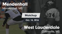 Matchup: Mendenhall vs. West Lauderdale  2016