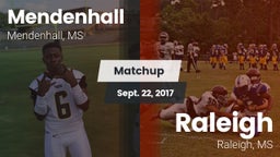 Matchup: Mendenhall vs. Raleigh  2017