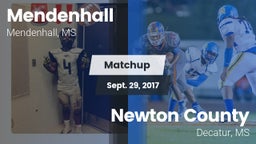 Matchup: Mendenhall vs. Newton County  2017