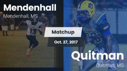 Matchup: Mendenhall vs. Quitman  2017