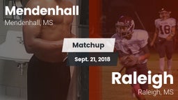 Matchup: Mendenhall vs. Raleigh  2018